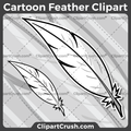 Vector SVG PNG Feather clipart for teachers, school, kids, businesses or anyone that needs a cool Feather for their projects. Black & white Feather vector line art included. Great for logos, icons, curriculum.