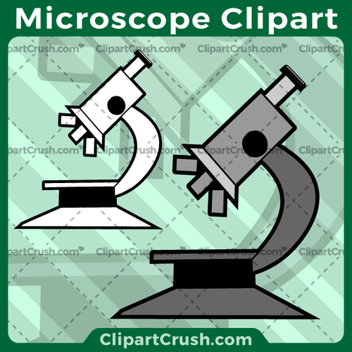 Vector SVG PNG Microscope clipart for teachers, school, kids, businesses or anyone that needs a cool science Microscope for their projects. Black & white Microscope vector line art included. Great for logos, icons, curriculum.