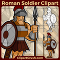 Vector SVG PNG Roman Soldier clipart for teachers, school, kids, businesses or anyone that needs a cool Roman Soldier for their projects. Black & white Roman Soldier vector line art included. Great for logos, icons, curriculum.