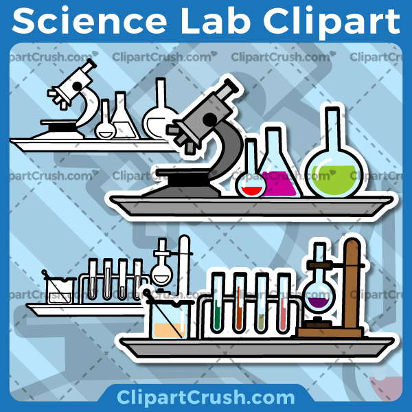 Vector SVG PNG Science Lab clipart for teachers, school, kids, businesses or anyone that needs a cool Science Lab for their projects. Black & white Science Lab vector line art included. Great for logos, icons, curriculum.
